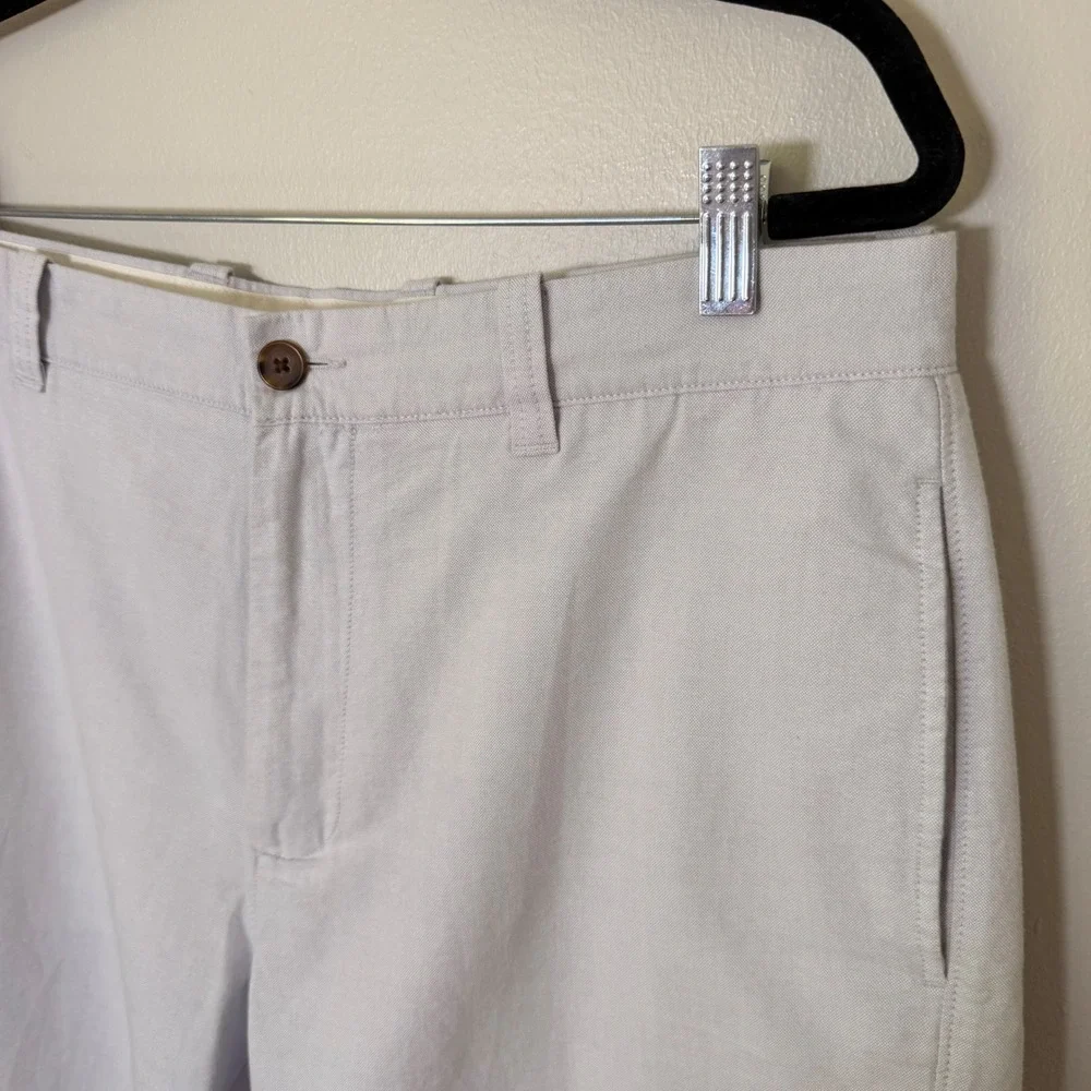 J. Crew Coastal Preppy Cotton Blue Chino‎ Shorts (35) Soft Lightweight Nautical